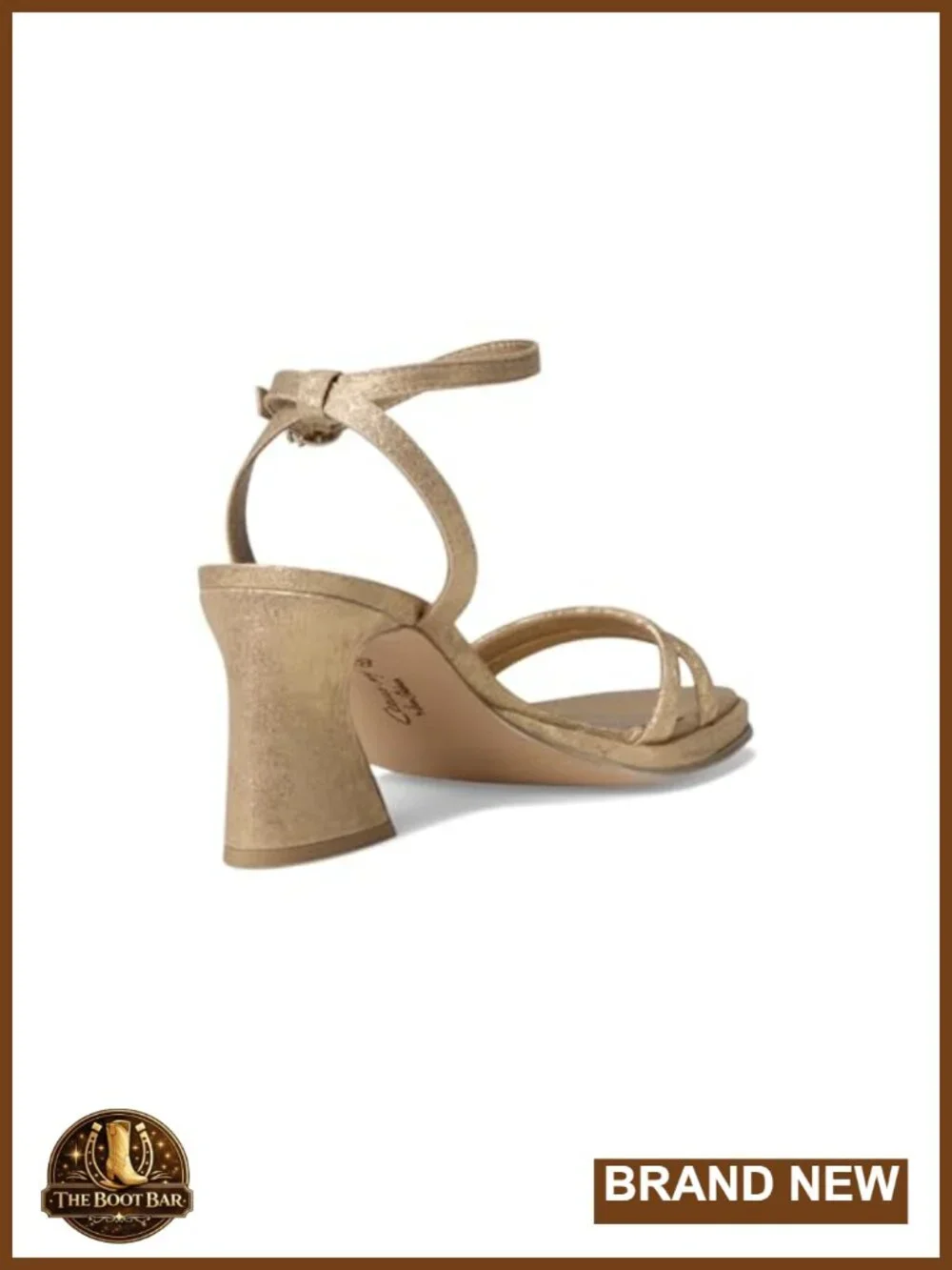 Heeled Sandals with Ankle Strap Block Heel 3 Inch